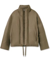 Axel Arigato - Jassen ,Bruin ,Nylon Lunar Puffer Jacket - Lyst