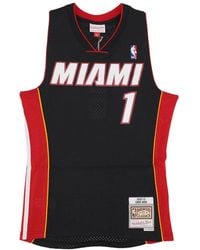 Mitchell & Ness - Fitness ,Zwart ,Polyester Chris Bosh Nba Basketbal Tanktop - Lyst