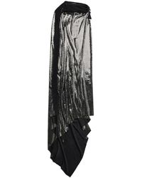 Balenciaga - Metallic Effect Midi Dress - Lyst