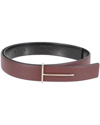 Tom Ford - T Slim Ledergürtel - Lyst