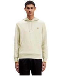 Fred Perry - Hoodie Met Laurel Wreath Borduursel - Lyst