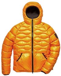 Refrigiwear - Kurze Nylonjacke Mit Pelzkapuze - Lyst