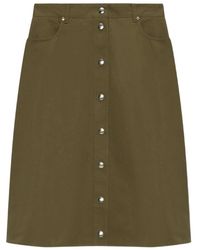MSGM - Uitlopende Midi Rok - Lyst