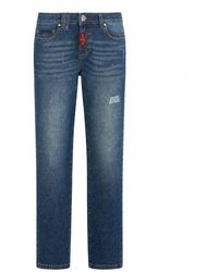Philipp Plein - Straight Supreme Fit Jeans Basic - Lyst