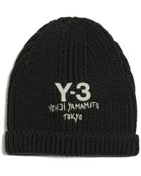 Y-3 - Chunky Knit Beanie - Lyst