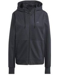adidas - Full zip hoodie - Lyst