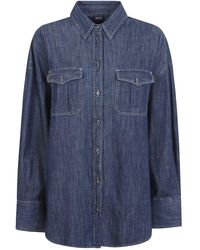 Fay - Camicia Jeans - Lyst
