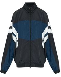 Vetements - Striped-Sleeves Colour-Block Jacket - Lyst