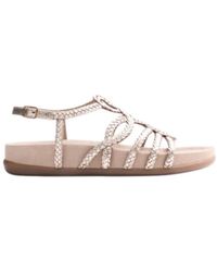 Gioseppo - Schoenen ,Grijs ,Leer Hingham Gevlochten Leren Sandaal - Lyst