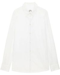 Ines De La Fressange Paris - Blouses & shirts,hellrosa baumwoll martin hemd - Lyst