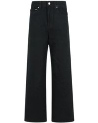 KHAITE - Jeans ,Zwart ,Katoen Zwarte Katoenen Five-Pocket Jeans - Lyst