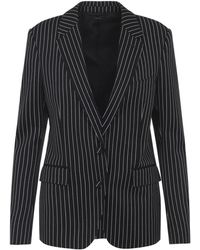 Tom Ford - Gestreept Wool Barathea Jasje - Lyst