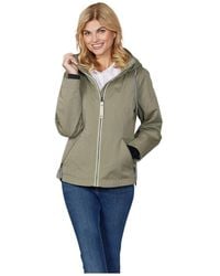 Junge - Moderne Passform Olivgrüne Jacke Mit Verstellbarer Kapuze - Lyst