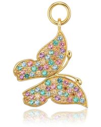 Sif Jakobs Jewellery - Farfalla hoop charm pendente - Lyst