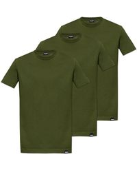 DSquared² - Drie Stuks Ondergoed T-Shirts - Lyst
