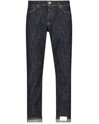 Tela Genova - Rinse wash selvedge slim fit jeans - Lyst