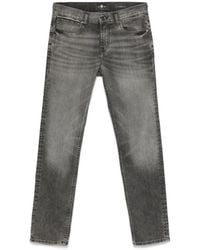 7 For All Mankind - Straight Fit Jeans - Lyst