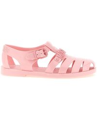 Moschino - Flat Sandals - Lyst