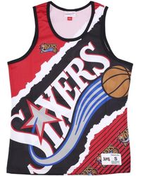 Mitchell & Ness - Fitness ,Veelkleurig ,Polyester Nba Jumbotron Basketball Tank Top - Lyst