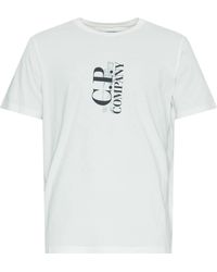 C.P. Company - Casual baumwoll t-shirt - Lyst