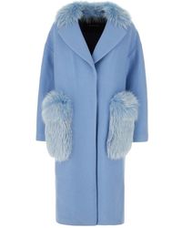 Blancha - Single-Breasted Coats - Lyst