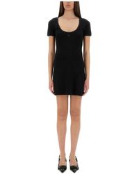 Courreges - Holistic Contrast Mini Jurk - Lyst