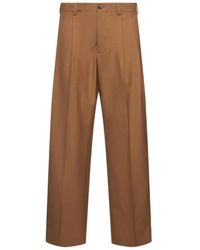 Laneus - Flanellhose aus kamelwolle - Lyst