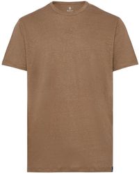 BOGGI - T-shirt aus stretch-leinenjersey,t-shirt aus stretch-leinen-jersey - Lyst