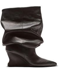 Balmain - Stiefeletten Mit Keilabsatz - Lyst
