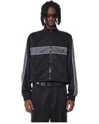 Ambush - Hoodies & Sweatvesten ,Zwart ,Polyester Track Jacket Tap - Lyst