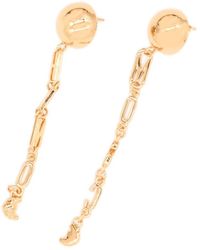 Moschino - Logo Orecchini - Lyst