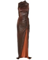 Rick Owens - Rost Kleid Eleganter Stil - Lyst