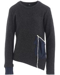 Yohji Yamamoto - Round-Neck Knitwear - Lyst