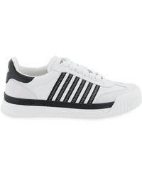 DSquared² - New jersey sneakers con strisce a contrasto - Lyst