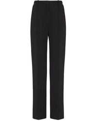 Balmain - Tailoring-Hose Aus Krepp - Lyst