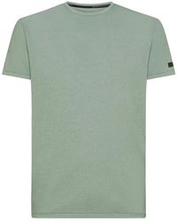 Rrd - Tops ,Groen ,Katoen Stretch Micro Piquet T-Shirt - Lyst