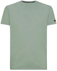 Rrd - Tops ,Groen ,Katoen Stretch Micro Piquet T-Shirt - Lyst