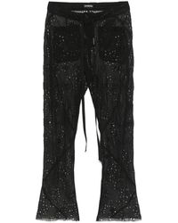 Ann Demeulemeester - Cropped Trousers - Lyst