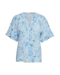 Part Two - Sommerlied Tapetenmuster Bluse - Lyst