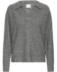 Ichi - V-Ausschnitt Strickware - Lyst
