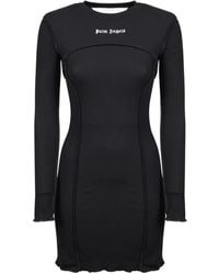 Palm Angels - Vestido negro para mujeres - Lyst