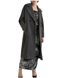 Marella - Jassen ,Grijs ,Wol English Coat - Lyst