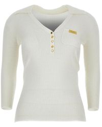 Elisabetta Franchi - V-Neck Knitwear - Lyst