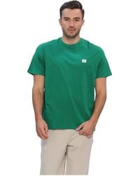 Calvin Klein - Tops ,Groen ,Katoen Ss Badge 30S Jersey Classic Tee - Lyst