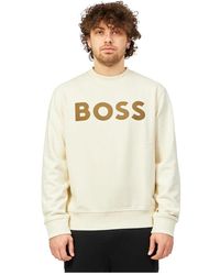 BOSS - Sweatshirts & hoodies > sweatshirts - Lyst