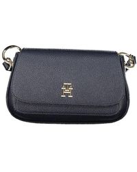 Tommy Hilfiger - Blau Polyethylen Damen Schultertasche - Lyst