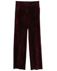 Antonelli - Pantaloni Prunelli Ribfluwelen Broek - Lyst