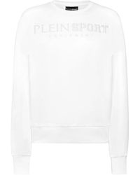 Philipp Plein - Fitness ,Wit ,Katoen Jogging Sweatshirt Ls - Lyst