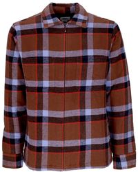 Obey - Jassen ,Veelkleurig ,Katoen Gewatteerd Shirtjack Mannen - Lyst