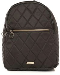 Barbour - Gepolsterter Canvas-Rucksack Mit Verstellbaren Trägern - Lyst